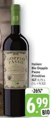 Edeka Bio Doppio Passo Primitivo IGT Angebot