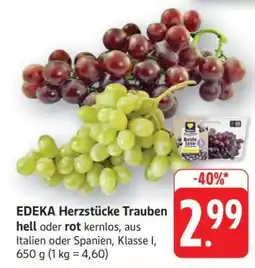 Edeka EDEKA Herzstücke Trauben Angebot