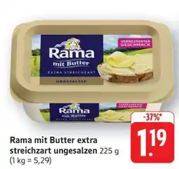 Edeka Rama mit Butter extra streichzart ungesalzen Angebot