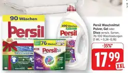 Edeka Persil Waschmittel Pulver, Gel oder Discs Angebot