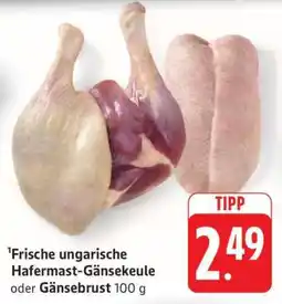 Edeka Frische ungarische Hafermast-Gänsekeule oder Gänsebrust Angebot