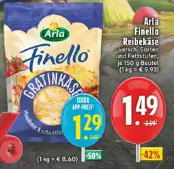 Edeka Arla Finello Reibekäse Angebot