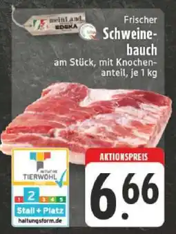 Edeka Frischer Schweinebauch Angebot