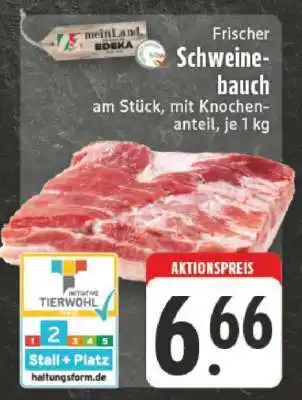 Edeka Frischer Schweinebauch Angebot