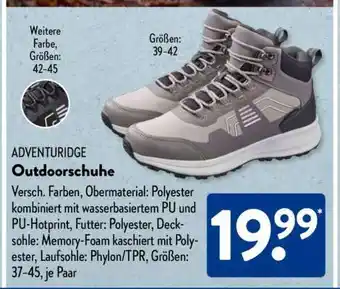 Aldi Süd ADVENTURIDGE Outdoorschuhe Angebot
