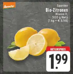 Edeka Spanien Bio-Zitronen Angebot