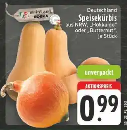 Edeka Speisekürbis aus NRW, 'Hokkaido' oder 'Butternut' Angebot