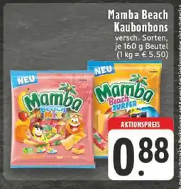 Edeka Mamba Beach Kaubonbons Angebot