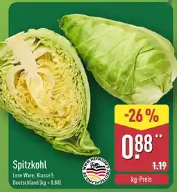 Aldi Nord Spitzkohl Angebot