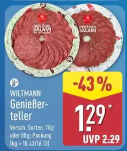 Aldi Nord WILTMANN Genießer-teller Angebot
