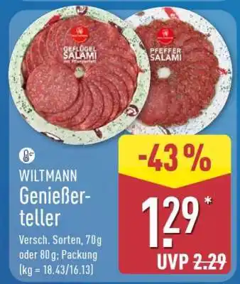 Aldi Nord WILTMANN Genießer-teller Angebot