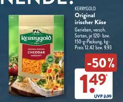 Aldi Süd Kerrygold Original irischer Käse Angebot