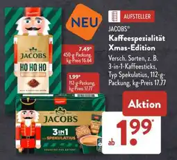 Aldi Süd JACOBS Kaffeespezialität Xmas-Edition Angebot