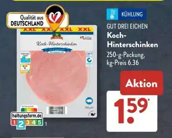 Aldi Süd GUT DREI EICHEN Koch-Hinterschinken Angebot