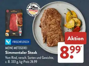 Aldi Süd Simmentaler Steak Angebot