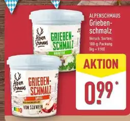 Aldi Nord ALPENSCHMAUS Griebenschmalz Angebot