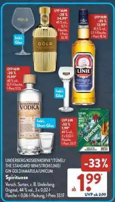 Aldi Süd Spirituose Angebot