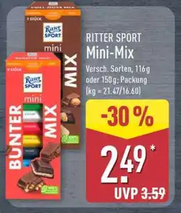 Aldi Nord Ritter Sport mini Mix Angebot