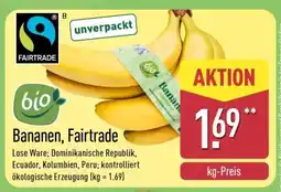Aldi Nord Bananen, Fairtrade Angebot