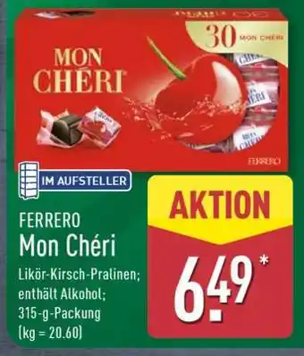 Aldi Nord Mon Chéri Angebot