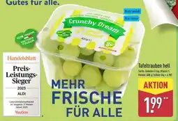 Aldi Nord Tafeltrauben hell Angebot