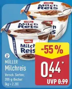 Aldi Nord Müller Milchreis Angebot