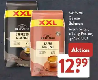 Aldi Süd BARISSIMO Ganze Bohnen Angebot