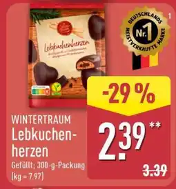 Aldi Nord WINTERTRAUM Lebkuchenherzen Angebot