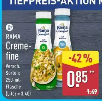 Aldi Nord Rama Cremefine Angebot