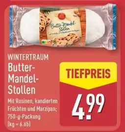 Aldi Nord WINTERTRAUM Butter-Mandel-Stollen Angebot