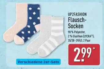Aldi Nord UP2FASHION Flausch-Socken Angebot