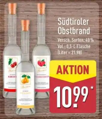 Aldi Nord Südtiroler Obstbrand Angebot