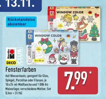 Aldi Nord Fensterfarben Angebot