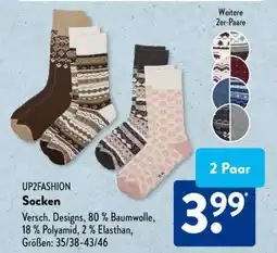 Aldi Süd UP2FASHION Socken Angebot