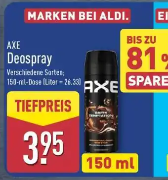 Aldi Nord AXE Deospray Angebot