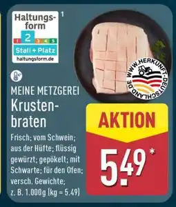 Aldi Nord MEINE METZGEREI Krustenbraten Angebot