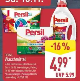 Aldi Nord PERSIL Waschmittel Angebot