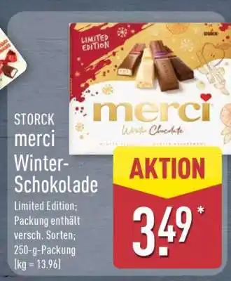Aldi Nord merci Winter-Schokolade Angebot