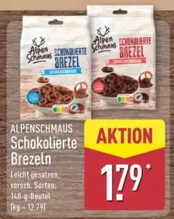 Aldi Nord ALPENSCHMAUS Schokolierte Brezeln Angebot
