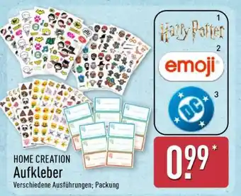 Aldi Nord HOME CREATION Aufkleber Angebot