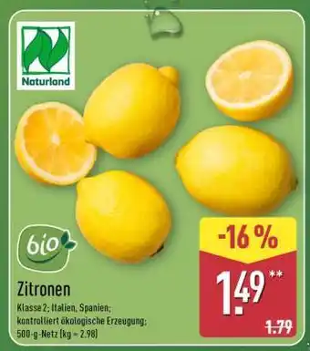 Aldi Nord Zitronen Angebot