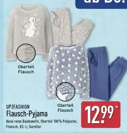 Aldi Nord UP2FASHION Flausch- Pyjama Angebot