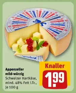 REWE Appenzeller mild-würzig Angebot