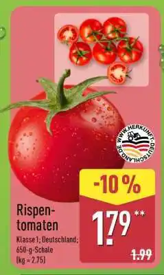 Aldi Nord Rispentomaten Angebot