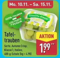 Aldi Nord Tafeltrauben Angebot