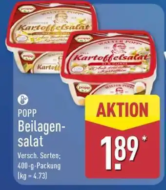 Aldi Nord POPP Beilagensalat Angebot