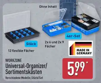 Aldi Nord WORKZONE Universal-Organizer/ Sortimentskästen Angebot