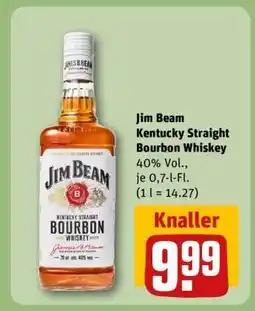 REWE Jim Beam Kentucky Straight Bourbon Whiskey Angebot