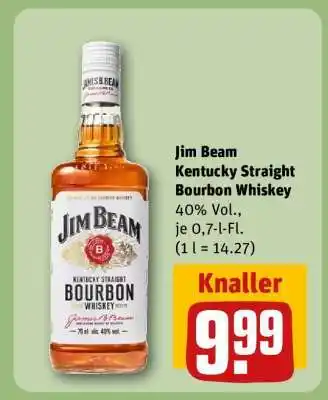 REWE Jim Beam Kentucky Straight Bourbon Whiskey Angebot