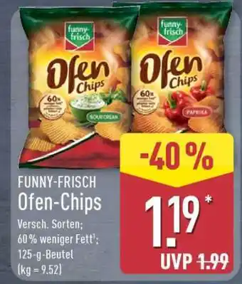 Aldi Nord FUNNY-FRISCH Ofen-Chips Angebot